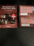 TE KOOP 2 VOLLE BOEKJES VAN DE PLUS PANNEN AKTIE, Plus, Ophalen of Verzenden