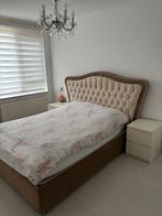 İstikbal Tweepersoonsbed 160x200 met opbergruimte, Huis en Inrichting, Ophalen, Gebruikt, Bruin, Tweepersoons