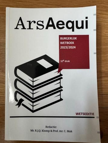 ArsAequi Burgerlijk Wetboek 32e druk beschikbaar voor biedingen
