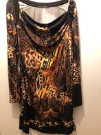 Etoile de monde jurk bruin zwart mt xl als nieuw, Bruin, Maat 46/48 (XL) of groter, Ophalen of Verzenden, Zo goed als nieuw