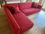 Nette rode bank, Ophalen, Gebruikt, 150 tot 200 cm, Hoekbank