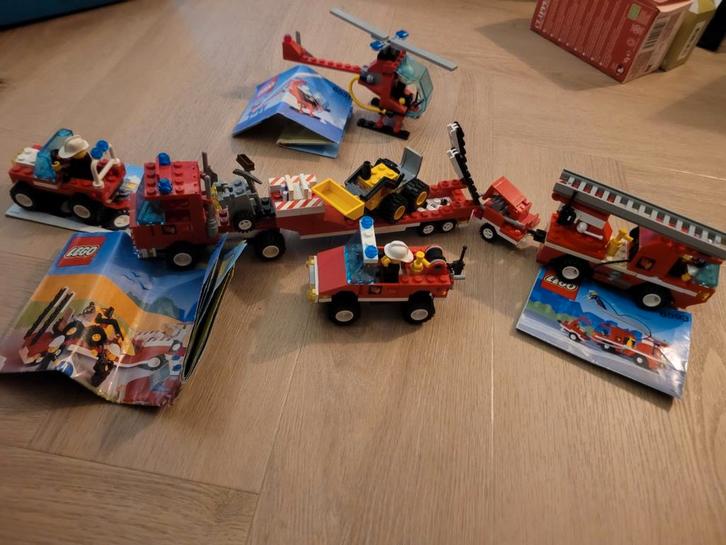LEGO Brandweer Set 6556, 6531, 6511, 6593, Kinderen en Baby's, Speelgoed | Duplo en Lego, Gebruikt, Lego, Complete set, Ophalen of Verzenden