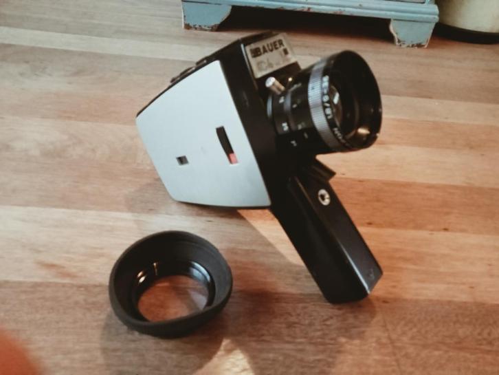 Vintage Bauer super 8 filmcamera 8mm getest werkend 1975, Verzamelen, Fotografica en Filmapparatuur, Filmcamera, 1960 tot 1980