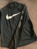 Nike zip t-shirt, Nike, Fitness of Aerobics, Zo goed als nieuw, Maat 36 (S)