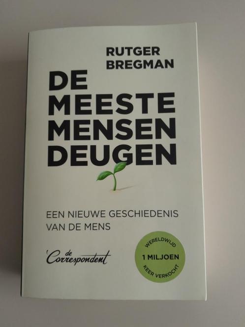 Rutger Bregman - De meeste mensen deugen., Boeken, Politiek en Maatschappij, Gelezen, Maatschappij en Samenleving, Wereld, Ophalen of Verzenden