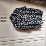 Blouse panterprint, Kleding | Dames, Ophalen of Verzenden, Zo goed als nieuw, Zwart, Blouse of Tuniek