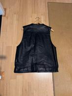 Leren hesje / gillet Kleur zwart Maat L, Motoren, Overige merken, Heren, Jas | leer, Ophalen of Verzenden