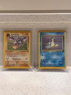 Pokemonkaarten - pokomen Aerodactyl & Lapras, Ophalen of Verzenden, Zo goed als nieuw, Losse kaart