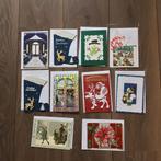10 kerstkaarten met envelop, Ophalen of Verzenden, Zo goed als nieuw