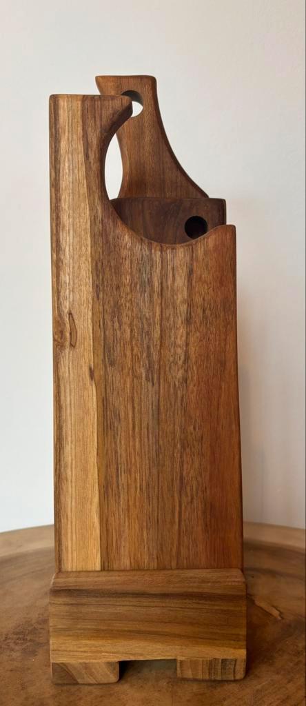 Suar-houten snijplanken SET Van 3 (model C)+ snijplankhouder, Antiek en Kunst, Kunst | Beelden en Houtsnijwerken, Ophalen of Verzenden