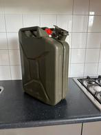 (Meerdere) Originele stalen leger Jerrycan 20 liter uit 1983, Ophalen, Gebruikt