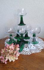 8 Vintage orginele kleinere variant Roemer wijnglazen, Ophalen of Verzenden