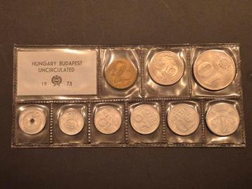  Complete Hongaarse Muntenset – UNC – 1973  beschikbaar voor biedingen