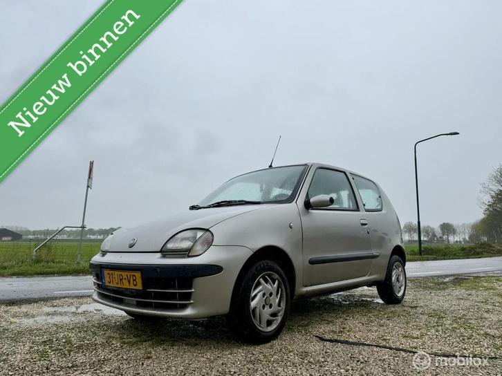 Fiat Seicento 1.1 SX, BJ 2002, Zuinig, APK Nov 2026, NAP, Auto's, Fiat, Bedrijf, Te koop, Seicento, Alarm, Centrale vergrendeling