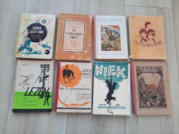 Diverse oude boeken W.G. van de Hulst schoolboeken  beschikbaar voor biedingen