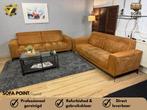Nette Cognac 2-Zits Banken- Gratis Bezorgd, 75 tot 100 cm, Ophalen of Verzenden, Zo goed als nieuw, Noordkade 68A