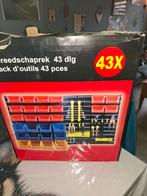 Gereedschapsrek 43 delig - Nieuw in doos, Ophalen of Verzenden, Gevuld, Nieuw