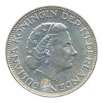 Nederland 2,5 Gulden 1960 Juliana met klop (Prachtig), Koningin Juliana, Zilver, Ophalen of Verzenden, Losse munt