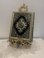 Luxe Koran Kist met Standaard - Zwart & Goud, Antiek en Kunst, Ophalen of Verzenden