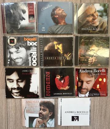 Andrea Bocelli 11x CD verzameling beschikbaar voor biedingen