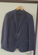 Donkerblauw heren pak van merk LIV maat 102, Kleding | Heren, Kostuums en Colberts, Ophalen of Verzenden, Zo goed als nieuw, Blauw