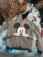 Grijze Mickey Mouse hoodie te koop!, Zwart, Mickey Mouse, Ophalen of Verzenden, Maat 36 (S)