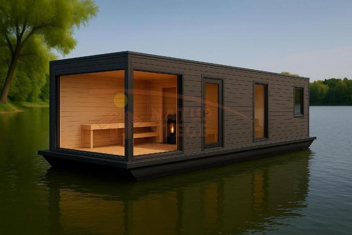 Mobiele drijvende sauna op het water (woonbootplatform), Watersport en Boten, Accessoires en Onderhoud, Nieuw, Overige typen, Ophalen