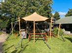 Stretchtent 4,5 x 4,5 meter inclusief opbouw en afbreken, Ophalen of Verzenden, Nieuw, Overige