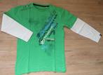 Shirt Groen met wit, Kinderen en Baby's, Kinderkleding | Maat 158, Ophalen of Verzenden, Zo goed als nieuw, Jongen, Shirt of Longsleeve