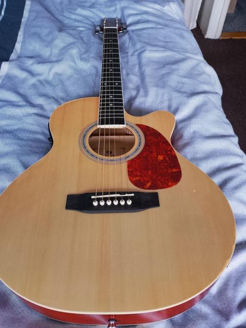 Mooi Western gitaar, Muziek en Instrumenten, Snaarinstrumenten | Gitaren | Elektrisch, Nieuw, Semi-solid body, Overige merken
