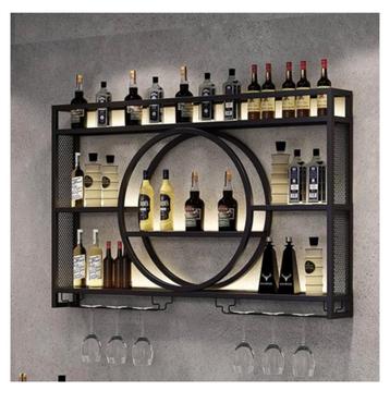 flessen houder / wanddecoratie / bar-element / woonaccesoire beschikbaar voor biedingen