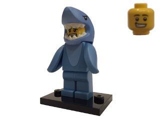 LEGO CMF SERIE 15: Shark Suit Guy, Kinderen en Baby's, Speelgoed | Duplo en Lego, Zo goed als nieuw, Lego, Complete set, Ophalen of Verzenden