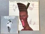 Grace Jones LP Slave To The Rhythm + single La Vie en Rose, Ophalen of Verzenden, 1980 tot 2000, Gebruikt, Overige formaten