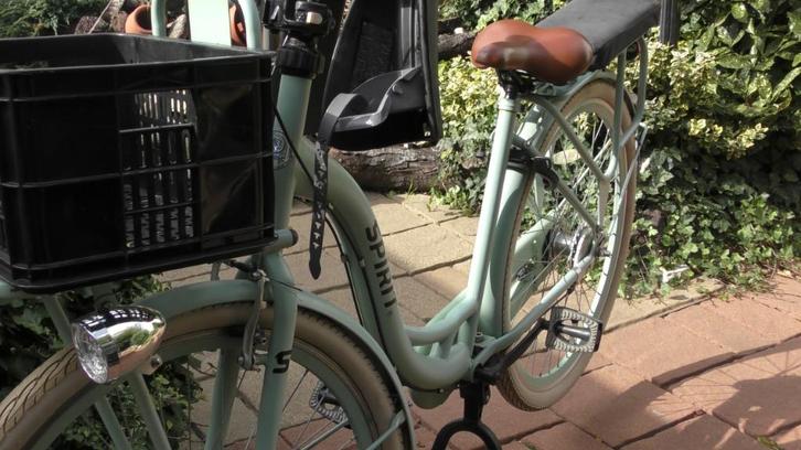 moederfiets, Fietsen en Brommers, Fietsen | Dames | Moederfietsen, Zo goed als nieuw, Overige merken, 53 tot 56 cm, 1 zitje, Dubbele standaard