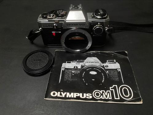 Olympus OM-10 met manual adapter, Audio, Tv en Foto, Fotocamera's Analoog, Gebruikt, Ophalen of Verzenden