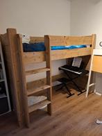 Stoere hoogslaper van steigerhout, Ophalen, Gebruikt, Hoogslaper