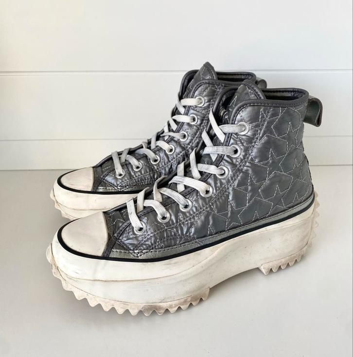 Converse Run Star Hike Maat 38 plateau zool, Kleding | Dames, Schoenen, Sportschoenen, Grijs, Ophalen of Verzenden