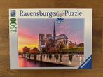 Ravensburger Notre Dame, Ophalen, 500 t/m 1500 stukjes, Zo goed als nieuw, Legpuzzel
