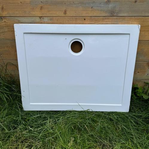 Douchebak 90x70 cm afvoeropening | Zit nog in beschermfolie, Doe-het-zelf en Verbouw, Sanitair, Zo goed als nieuw, Douche, Ophalen