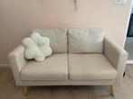 Tweezits bankje creme, Huis en Inrichting, Ophalen, Tweepersoons, Zo goed als nieuw, Minder dan 150 cm
