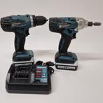 Makita DF347d + Makita TD126D 114.4V Set | Nette staat, Doe-het-zelf en Verbouw, Gereedschap | Boormachines, Makita, Zo goed als nieuw