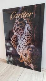 Plexiglas schilderij - Cartier Luipaard, Huis en Inrichting, Woonaccessoires | Schilderijen, Tekeningen en Foto's, Minder dan 50 cm