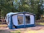 Caravan Delta 4300 TZ. fietsendrager, voortent, luifel,, Vast bed, Schokbreker, Treinzit, 750 - 1000 kg