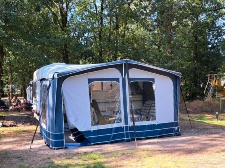 Caravan Delta 4300 TZ. fietsendrager, voortent, luifel,, Caravans en Kamperen, Caravans, Particulier, tot en met 4, 750 - 1000 kg