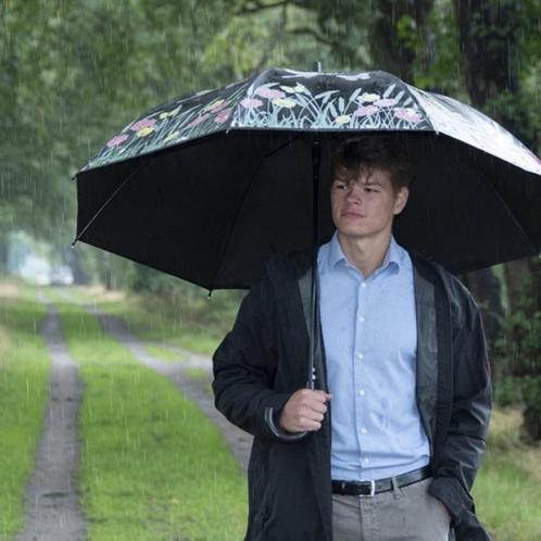 Paraplu met regen van kleur veranderd in een vrolijk kleuren, Sieraden, Tassen en Uiterlijk, Paraplu's, Nieuw, Overige kleuren