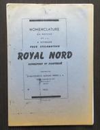 Royal Nord 49 cc onderdelenlijst (kopie) - jaren 60, Verzenden, Gebruikt