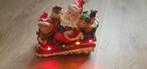 Muziekdoos kerstman op slee .polystone, Diversen, Kerst, Ophalen of Verzenden