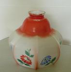 Antiek lampenkapje lamp melkglas, Ophalen of Verzenden