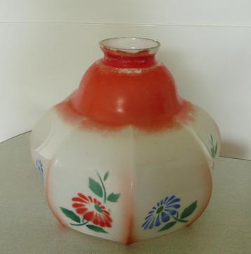 Antiek lampenkapje lamp melkglas beschikbaar voor biedingen