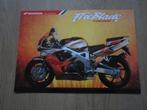 Honda CBR 900 RR Fireblade Tiger brochure folder 1993 1994, Motoren, Handleidingen en Instructieboekjes, Ophalen of Verzenden
